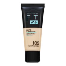 Maybelline Fit Me! Foundation Matte + Poreless 105 Natural Ivory Flüssiges Make Up mit mattierender Wirkung 30 ml