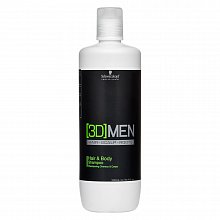Schwarzkopf Professional 3DMEN Hair & Body Shampoo Shampoo und Duschgel 2 in 1 für Männer 1000 ml