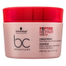 Schwarzkopf Professional BC Bonacure Peptide Repair Rescue Treatment maschera per capelli danneggiati 200 ml