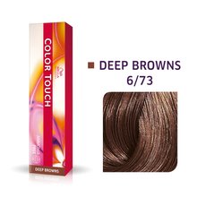 Wella Professionals Color Touch Deep Browns profesionálna demi-permanentná farba na vlasy s multi-rozmernym efektom 6/73 60 ml
