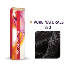 Wella Professionals Color Touch Pure Naturals profesionální demi-permanentní barva na vlasy s multi-dimenzionálním efektem 3/0 60 ml