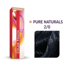Wella Professionals Color Touch Pure Naturals profesjonalna demi- permanentna farba do włosów z wielowymiarowym efektem 2/0 60 ml