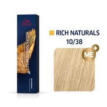 Wella Professionals Koleston Perfect Me+ Rich Naturals profesionálna permanentná farba na vlasy 10/38 60 ml