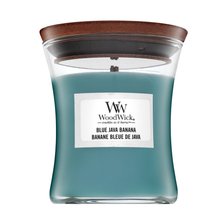 Woodwick Blue Java Banana scented candle 85 g