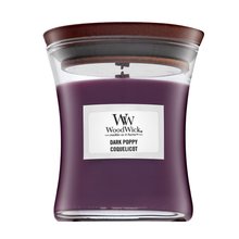 Woodwick Dark Poppy lumânare parfumată 85 g