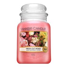 Yankee Candle Fresh Cut Roses ароматна свещ 623 g