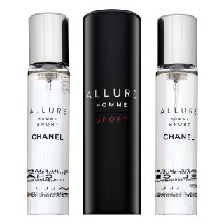 Chanel Allure Homme Sport - Refillable Eau de Toilette da uomo 3 x