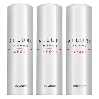 chanel allure homme sport cologne woda kolońska 20 ml   zestaw 