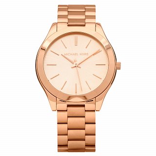 michael kors slim runway gold rose bracelet mk3197