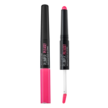 Maybelline Plumper, Please! Shaping Lip Duo dlouhotrvající dvoufázová barva a lesk na rty Cheeky 5 ml