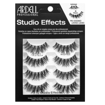Ardell Studio Effects Lashes 4 Pairs trepavice za lijepljenje - set Wispies