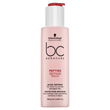 Schwarzkopf Professional BC Bonacure Peptide Repair Rescue Blow Defence posilující krém pro tepelnou úpravu vlasů 145 ml