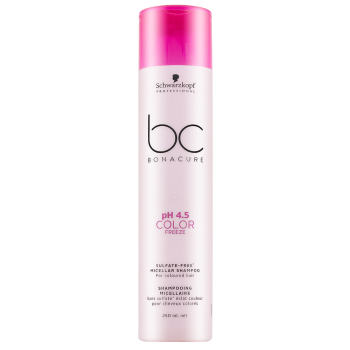 Schwarzkopf Professional BC Bonacure pH 4.5 Color Freeze Sulfate-Free Micellar Shampoo bezsulfátový šampon pro barvené vlasy 250 ml
