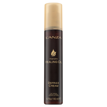 L’ANZA Keratin Healing Oil Defrizz Cream uhlazující krém pro snadné rozčesávání vlasů 140 ml