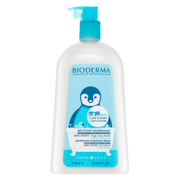 Bioderma ABCDerm Cold-Cream Crème Lavante voedende beschermende reinigingscrème voor kinderen 1000 ml