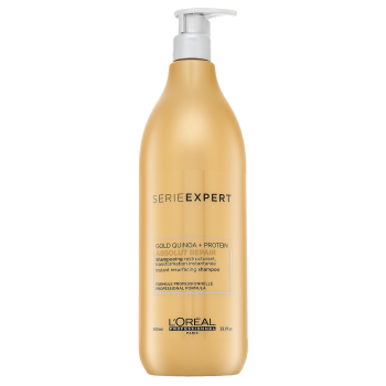 L´Oréal Professionnel Série Expert Absolut Repair Gold Quinoa + Protein Shampoo șampon hrănitor pentru păr foarte deteriorat 980 ml