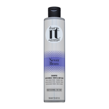 Alfaparf Milano That's It Never Brass Shampoo šampon pro platinově blond a šedivé vlasy 250 ml
