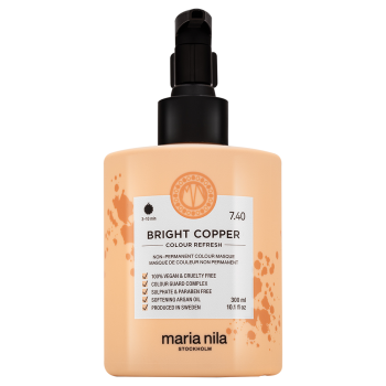 Maria Nila Colour Refresh vyživující maska s barevnými pigmenty pro oživení měděných odstínů Bright Copper 300 ml