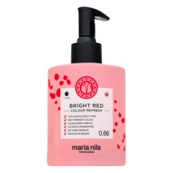 Maria Nila Colour Refresh vyživující maska s barevnými pigmenty pro oživení červených odstínů Bright Red 300 ml