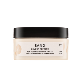 Maria Nila Colour Refresh mască hrănitoare cu pigmenți colorați pentru a revigora nuanțele deschise și medii de șaten Sand 100 ml