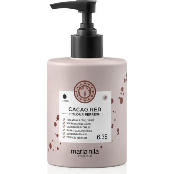 Maria Nila Colour Refresh vyživujúca maska ​​s farebnými pigmentmi pre hnedé odtiene Cacao Red 300 ml