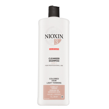 Nioxin System 3 Cleanser Shampoo reinigende shampoo voor fijn gekleurd haar 1000 ml