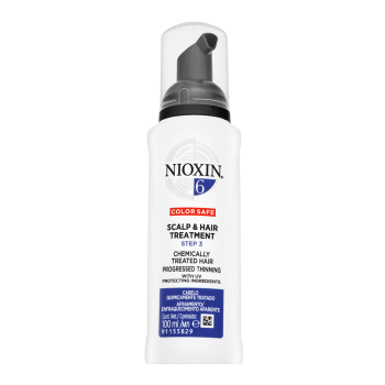 Nioxin System 6 Scalp & Hair Treatment vyživující leave-in krém pro barvené, chemicky ošetřené a zesvětlené vlasy 100 ml