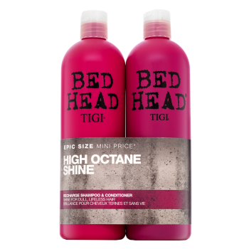 Tigi Bed Head Recharge High-Octane Shine Shampoo & Conditioner šampon a kondicionér pro zářivý lesk 750 ml + 750 ml