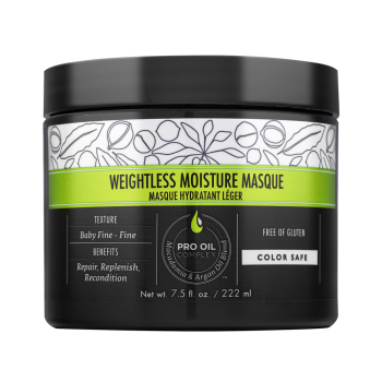 Macadamia Professional Weightless Repair Masque vyživujúca maska pre jemné a normálne vlasy 222 ml