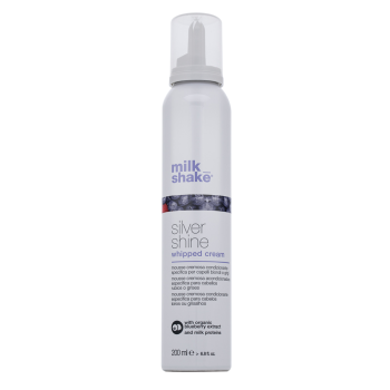 Milk_Shake Silver Shine Whipped Cream bezoplachový kondicionér pro platinově blond a šedivé vlasy 200 ml