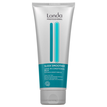 Londa Professional Sleek Smoother Leave-In Conditioning Balm bezoplachový kondicionér pro nepoddajné a poškozené vlasy 200 ml