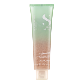 Alfaparf Milano Semi Di Lino Scalp Rebalance Gentle Exfoliating Scrub čistící maska a peeling proti lupům 150 ml