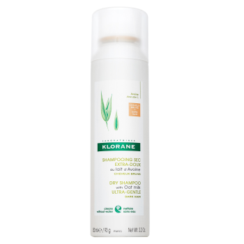 Klorane Dry Shampoo With Oat Milk suchý šampon pro tmavé vlasy 150 ml