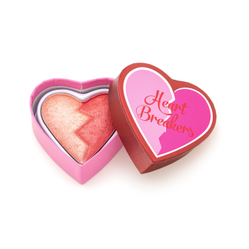 I Heart Revolution Heartbreakers Shimmer Blush pudrowy róż Strong 10 g