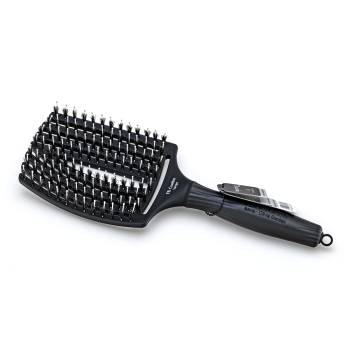 Olivia Garden Fingerbrush Combo Large Black Haarbürste mit Nylon- und Eberborsten