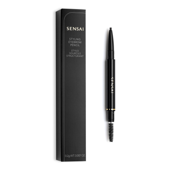 Kanebo Sensai Styling Eyebrow Pencil wenkbrauwpotlood 2v1 01 Dark Brown 0,2 g