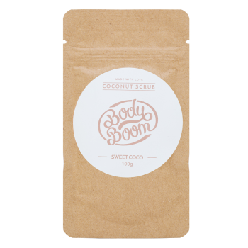 BodyBoom Coconut Scrub Sweet Coco Scrub voor alle huidtypen 100 g