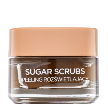 L´Oréal Paris Sugar Scrubs Glow Scrub čistící maska a peeling pro sjednocenou a rozjasněnou pleť 50 ml