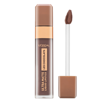 L´Oréal Paris Les Chocolats Ultra Matte Liquid Lipstick ruj lichid pentru efect mat 858 Oh My Choc 7,6 ml