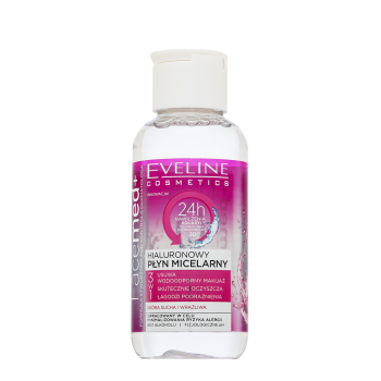 Eveline FaceMed+ Hyaluronic Micellar Water płyn micelarny do demakijażu 3w1 100 ml