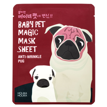 Holika Holika Baby Pet plátýnková maska Magic Mask Sheet Anti-wrinkle Pug