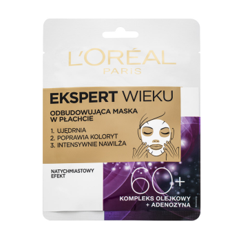 L´Oréal Paris Age Specialist 60+ Restoring Tissue Mask linnen masker voor het opvullen van diepe rimpels 30 g