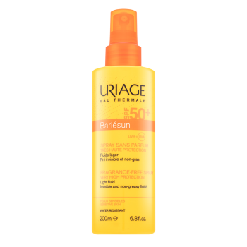 Uriage Bariésun Very High Protection Fragrance-Free Spray mléko na opalování ve spreji pro citlivou pleť 200 ml