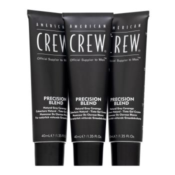 American Crew Precision Blend Natural Gray Coverage haarkleur voor mannen Medium Natural 4-5 3 x 40 ml