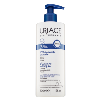 Uriage Bébé 1st Cleansing Soothing Oil reinigende schuimende olie voor kinderen 500 ml