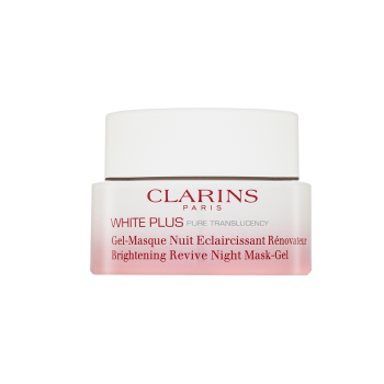 Clarins White Plus Pure Translucency Brightening Revive Night-Mask Gel noční krém pro sjednocenou a rozjasněnou pleť 50 ml