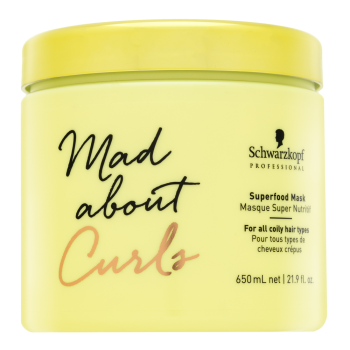 Schwarzkopf Professional Mad About Curls Superfood Mask vyživující maska pro kudrnaté vlasy 650 ml