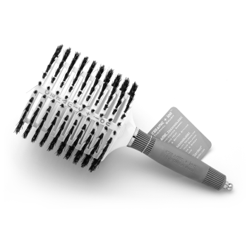Olivia Garden Ceramic+Ion Turbo Vent Boar Brush 80 mm perie de păr cu peri de mistret