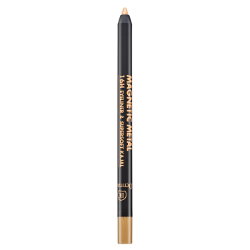 Dermacol Magnetic Metal 16H Eyeliner & Supersoft Kajal tužka na oči 01 Gold 2 g