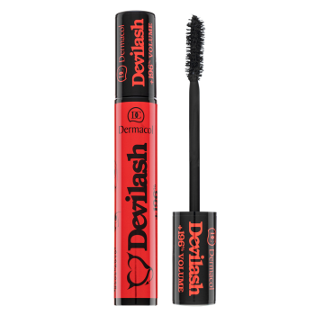 Dermacol DeviLash Mascara řasenka pro prodloužení řas a objem Black 12 ml